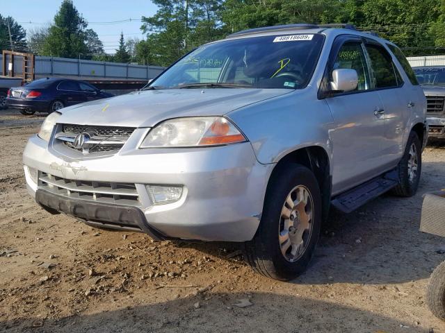 2HNYD186X2H522066 - 2002 ACURA MDX TOURIN GRAY photo 2