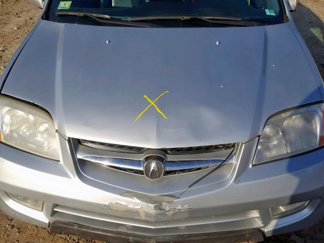 2HNYD186X2H522066 - 2002 ACURA MDX TOURIN GRAY photo 7