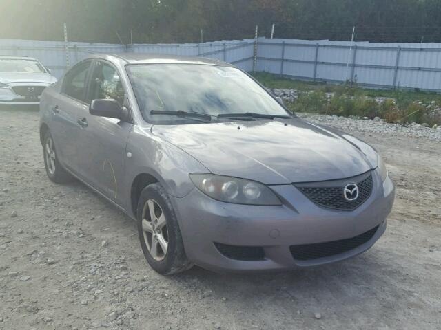 JM1BK12F061530529 - 2006 MAZDA 3 I GRAY photo 1