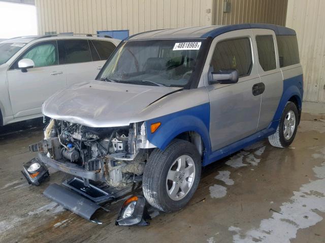 5J6YH18636L007830 - 2006 HONDA ELEMENT EX SILVER photo 2