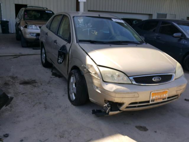 1FAFP34N07W243396 - 2007 FORD FOCUS ZX4 BEIGE photo 1