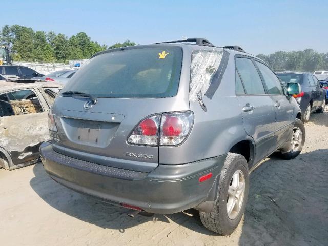 JTJGF10U510114970 - 2001 LEXUS RX 300 GRAY photo 4