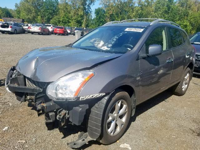 JN8AS5MV4AW608866 - 2010 NISSAN ROGUE S GRAY photo 2