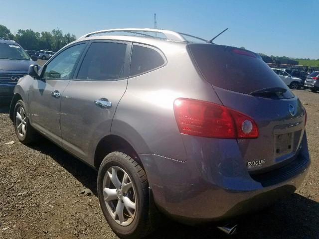 JN8AS5MV4AW608866 - 2010 NISSAN ROGUE S GRAY photo 3