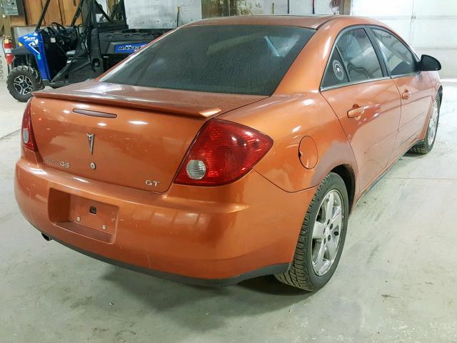 1G2ZH528354122260 - 2005 PONTIAC G6 GT ORANGE photo 4