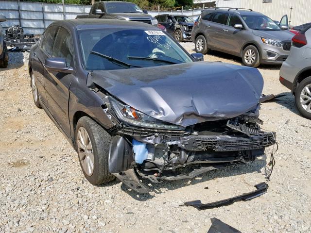 1HGCR3F82FA034317 - 2015 HONDA ACCORD EXL GRAY photo 1