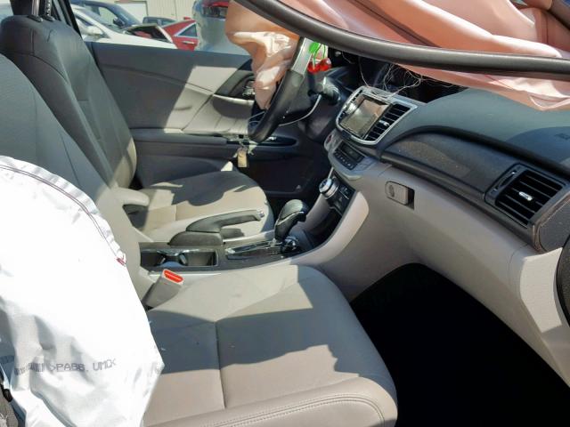 1HGCR3F82FA034317 - 2015 HONDA ACCORD EXL GRAY photo 5