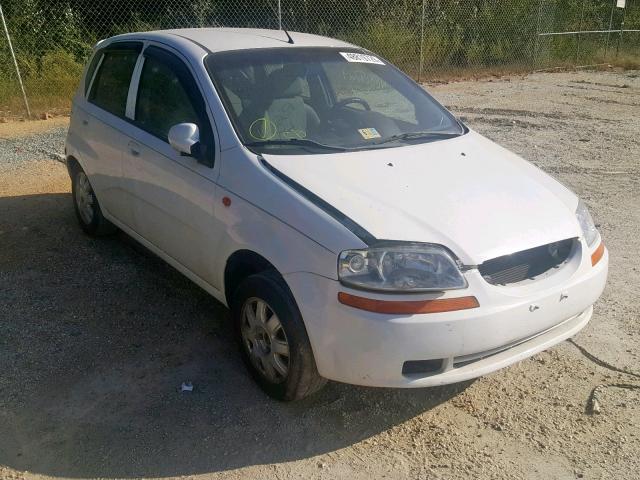 KL1TJ62634B141807 - 2004 CHEVROLET AVEO LS WHITE photo 1