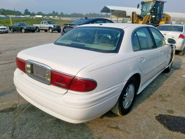 1G4HP52KX5U143754 - 2005 BUICK LESABRE CU WHITE photo 4