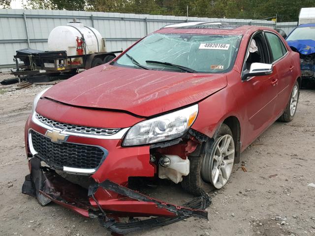1G11C5SL5EF228802 - 2014 CHEVROLET MALIBU 1LT RED photo 2