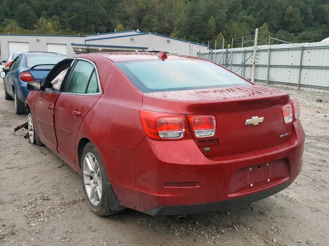 1G11C5SL5EF228802 - 2014 CHEVROLET MALIBU 1LT RED photo 3