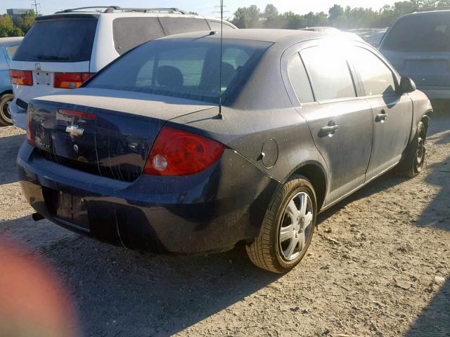 1G1AL58F687350181 - 2008 CHEVROLET COBALT LT BLUE photo 4