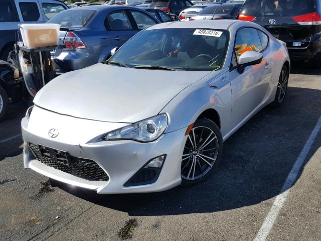 JF1ZNAA13D1730349 - 2013 TOYOTA SCION FR-S SILVER photo 2