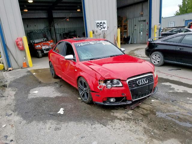 WAUGL68E45A492930 - 2005 AUDI NEW S4 QUA RED photo 1