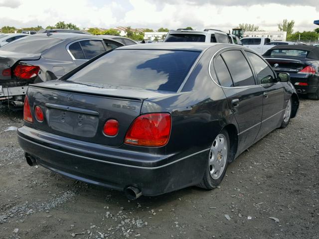 JT8BD69S130186302 - 2003 LEXUS GS 300 BLACK photo 4