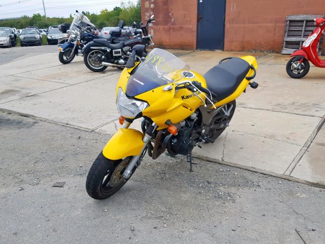 JKAZRDH143A010265 - 2003 KAWASAKI ZR750 G YELLOW photo 2