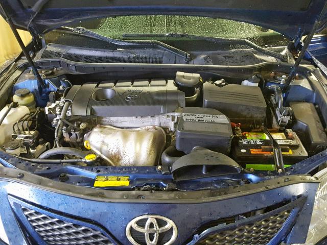 4T1BF3EK7BU654732 - 2011 TOYOTA CAMRY BASE BLUE photo 7