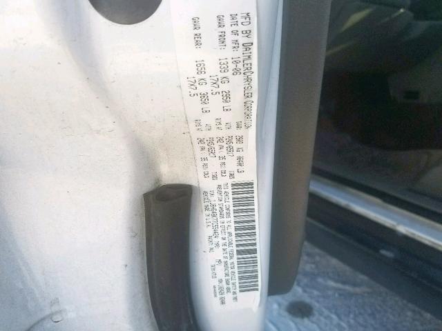 1J8HG48K77C554424 - 2007 JEEP COMMANDER თეთრი ფოტო 10