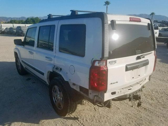 1J8HG48K77C554424 - 2007 JEEP COMMANDER თეთრი ფოტო 3