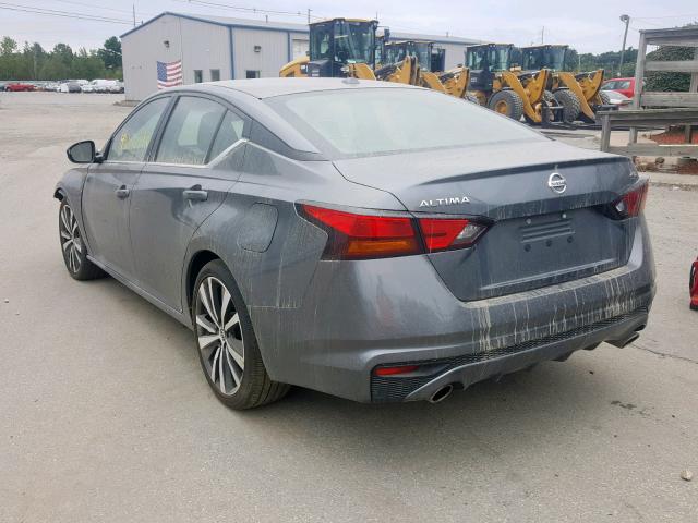 1N4BL4CV8KC139895 - 2019 NISSAN ALTIMA SR GRAY photo 3