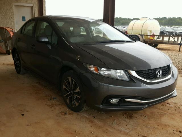 2HGFB2F9XDH516603 - 2013 HONDA CIVIC EXL GRAY photo 1