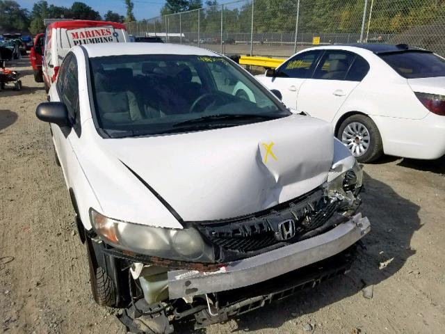 2HGFA16389H519869 - 2009 HONDA CIVIC VP WHITE photo 9