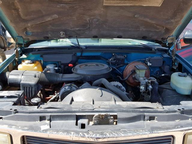 1GTEC14K2PZ542396 - 1993 GMC SIERRA C15 GREEN photo 7