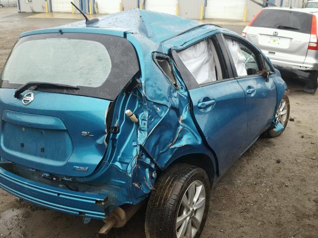 3N1CE2CP6EL381692 - 2014 NISSAN VERSA NOTE BLUE photo 9