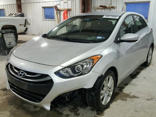 KMHD35LH8EU158122 - 2014 HYUNDAI ELANTRA GT SILVER photo 2