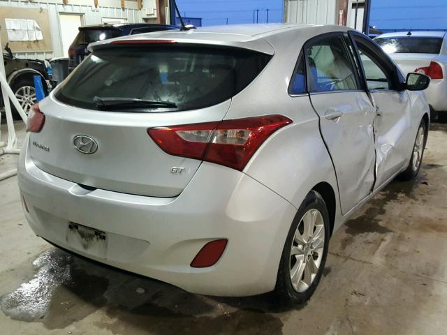 KMHD35LH8EU158122 - 2014 HYUNDAI ELANTRA GT SILVER photo 4