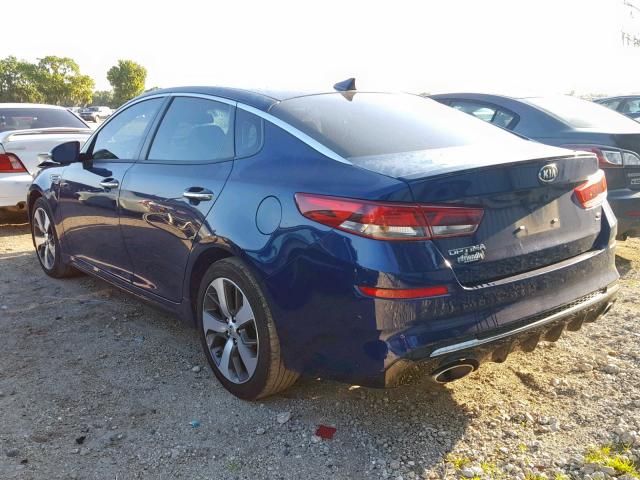 5XXGT4L3XKG313061 - 2019 KIA OPTIMA LX BLUE photo 3