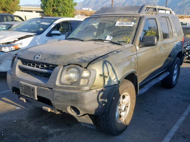 5N1ED28T14C621896 - 2004 NISSAN XTERRA XE GREEN photo 2