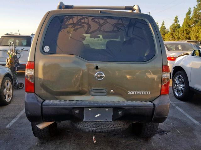 5N1ED28T14C621896 - 2004 NISSAN XTERRA XE GREEN photo 9