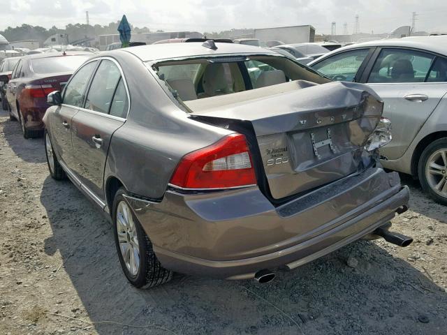 YV1982AS2A1125115 - 2010 VOLVO S80 3.2 GRAY photo 3