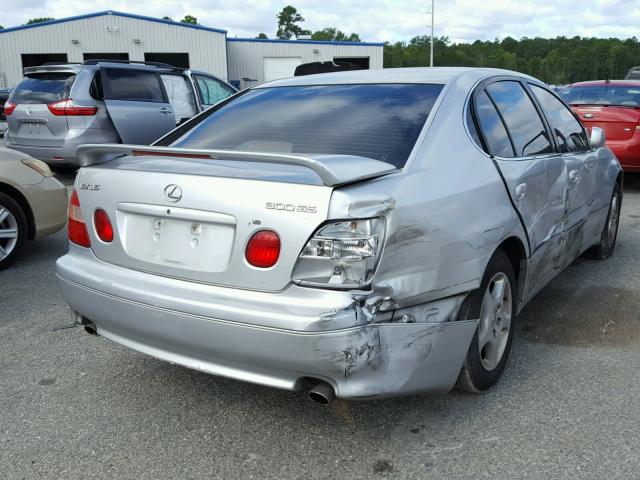 JT8BD68S4W0036447 - 1998 LEXUS GS 300 SILVER photo 4