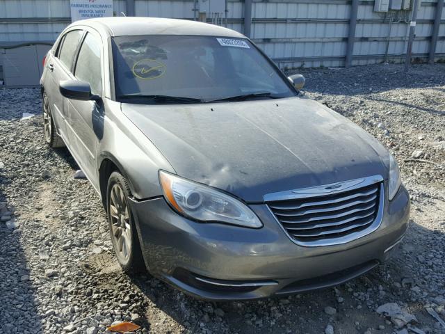 1C3CCBAB7DN589786 - 2013 CHRYSLER 200 LX GRAY photo 1