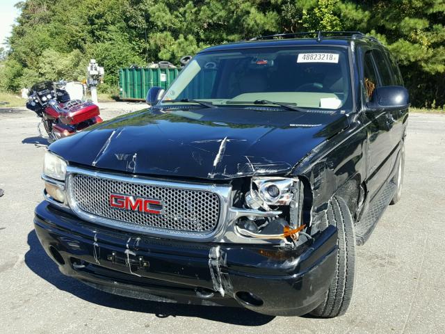 1GKEK63U26J152239 - 2006 GMC YUKON DENA BLACK photo 2