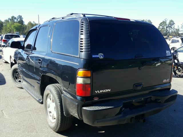 1GKEK63U26J152239 - 2006 GMC YUKON DENA BLACK photo 3