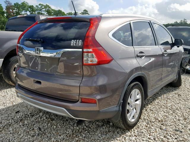 2HKRM3H70FH546131 - 2015 HONDA CR-V EXL BROWN photo 4