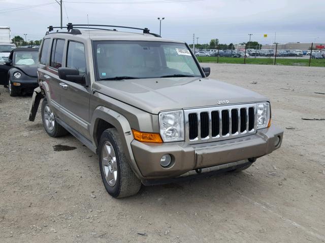 1J8HG58236C275640 - 2006 JEEP COMMANDER GOLD photo 1