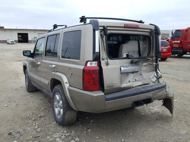 1J8HG58236C275640 - 2006 JEEP COMMANDER GOLD photo 3