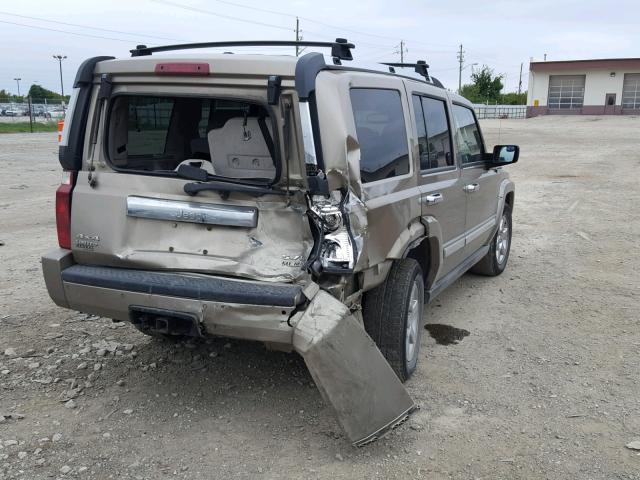 1J8HG58236C275640 - 2006 JEEP COMMANDER GOLD photo 4