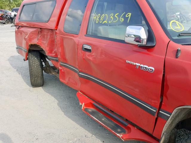 JT4VD22F2S0013228 - 1995 TOYOTA T100 XTRAC RED photo 9