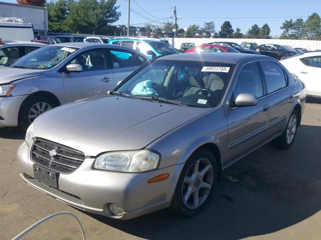 JN1CA31D61T830417 - 2001 NISSAN MAXIMA GXE BEIGE photo 2