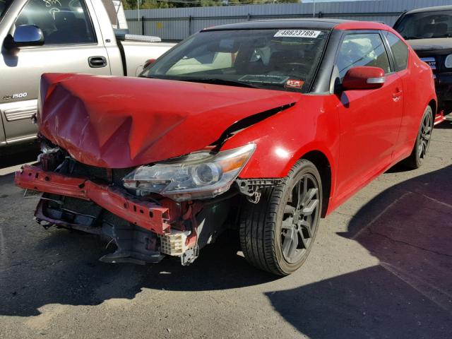 JTKJF5C71E3069397 - 2014 TOYOTA SCION TC 红色 照片 2