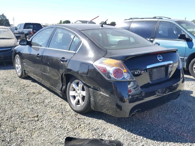 1N4CL21E48C222177 - 2008 NISSAN ALTIMA HYB BLACK photo 3