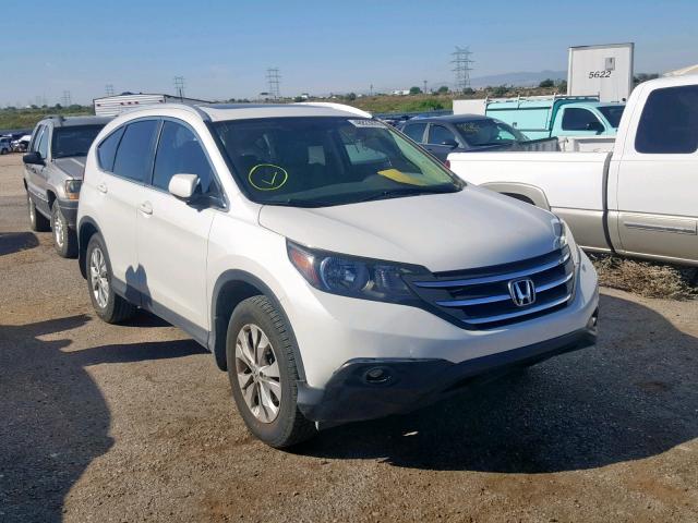 5J6RM3H78DL026195 - 2013 HONDA CR-V EXL WHITE photo 1