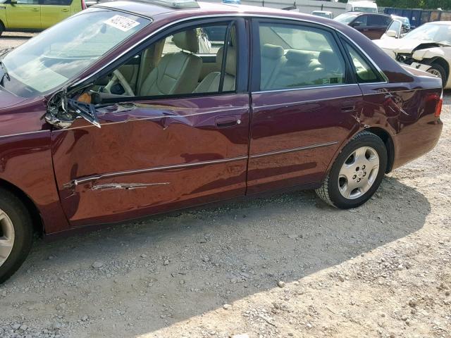 4T1BF28B83U272278 - 2003 TOYOTA AVALON XL MAROON photo 10