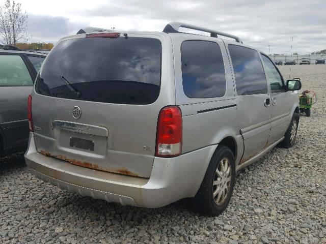 5GADV33LX6D187731 - 2006 BUICK TERRAZA CX SILVER photo 4