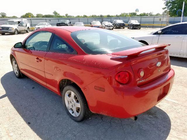 1G1AL15F577355920 - 2007 CHEVROLET COBALT LT RED photo 3